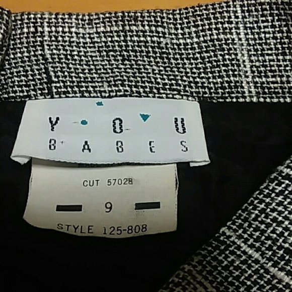 You Babes  Mini Skirt Size 9 - Picture 3 of 3